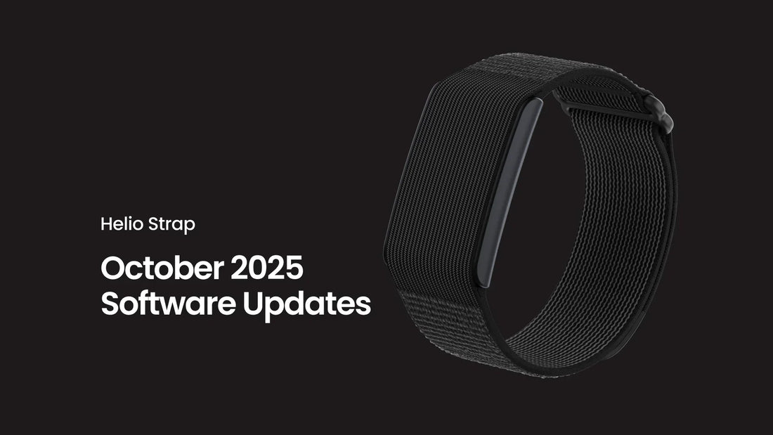 Helio Strap: October 2025 Software Update