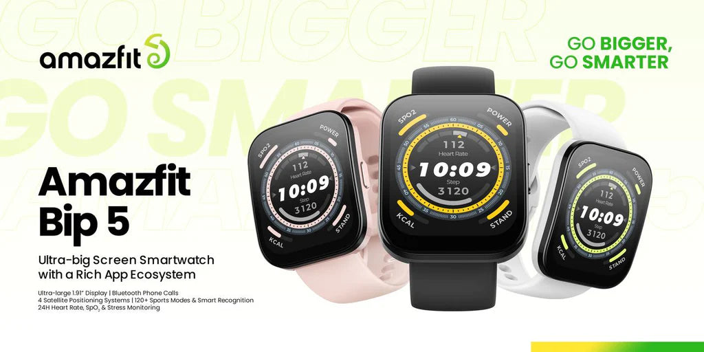 Global News: New Amazfit Bip 5 Goes Bigger And Smarter With An Extra-large Screen, 70+ Downloadable Apps And Games, And More