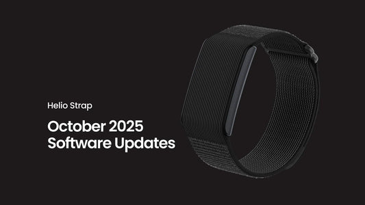 Helio Strap: October 2025 Software Update