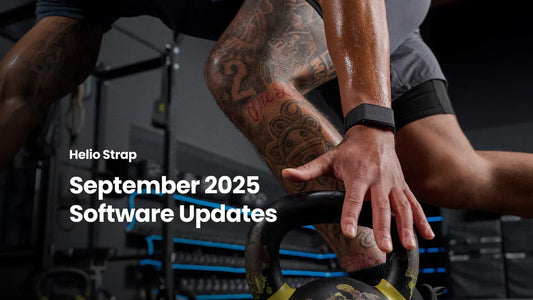 Helio Strap: September 2025 Software Update