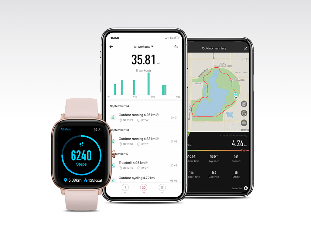 Amazfit GTS (Refurbished) | Smartwatch for Men and Women.