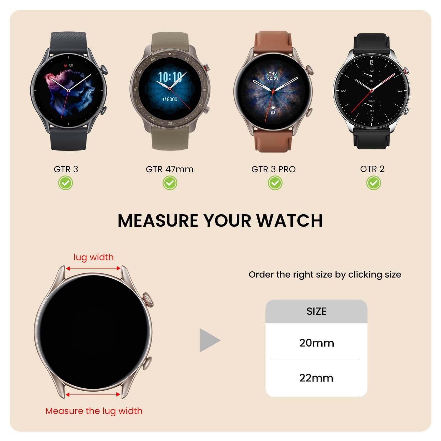 Amazfit Strap Leather Series Classic Edition