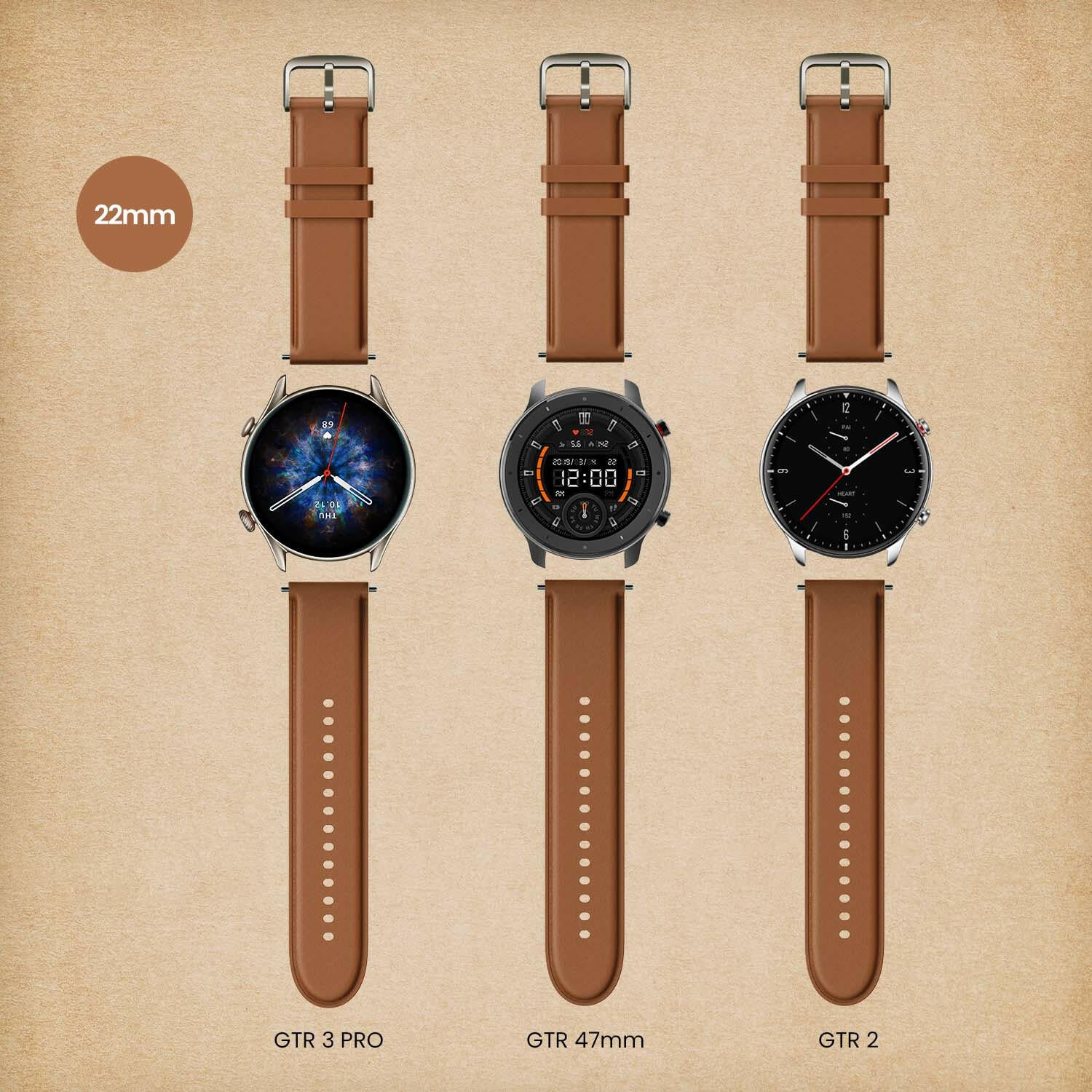 Amazfit Strap Leather Series Classic Edition - Main Image