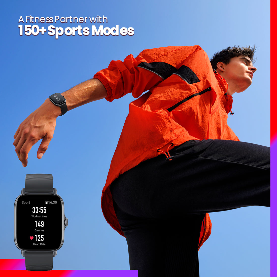 Amazfit GTS 3 (Refurbished) | Smartwatch for Men and Women.