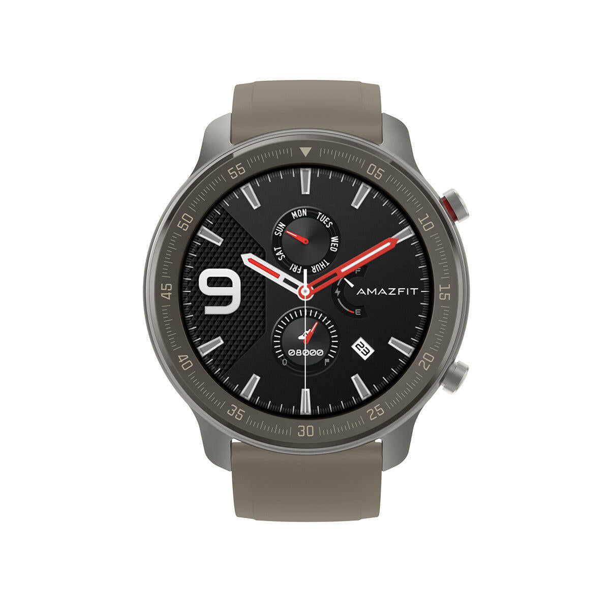 Smartwatch Amazfit GTR 47mm Aleación de aluminio y correa de cuero